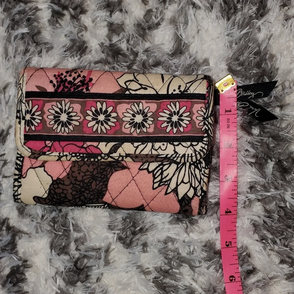 Vera Bradley Mocha Rouge Wallet